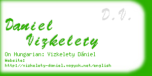 daniel vizkelety business card